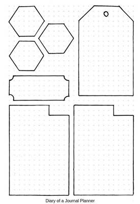 Bullet Journal Stencil Diy Tutorial