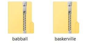 Zipped file picture for how to manage svg files