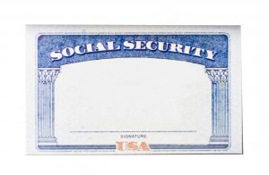 Blank Social Security Card