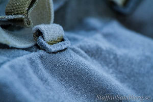 Frost på ryggsäck.