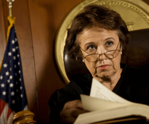judge listens to small claims court in Huntsville, alabama