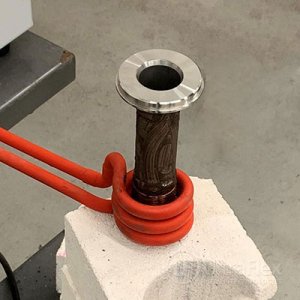 Induction Brazing Of Copper To Stainless Steel Ultraflex