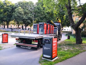 Smarta Papperskorgar i Stockholm