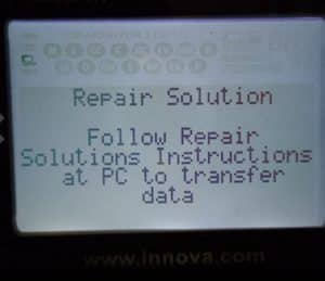 innova 3040c screen