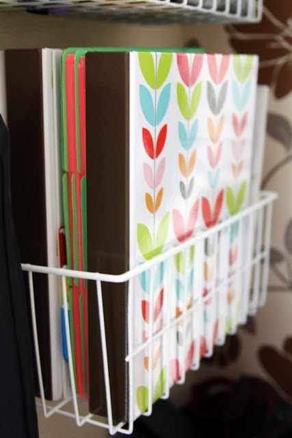 family binder organizing paperwork