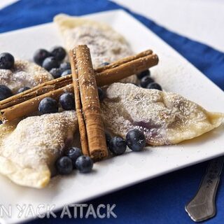 Blueberry Yogurt Pierogi