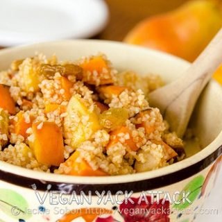 Roasted Fruit Bulgur Wheat Salad