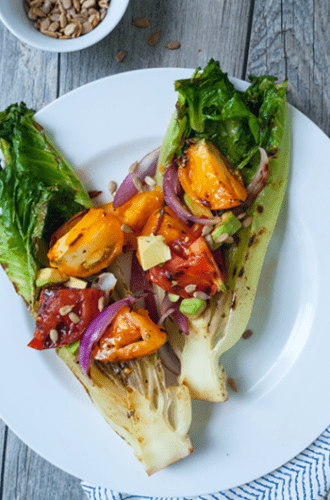 grilled-romaine-tomato-salad Berry Salad
