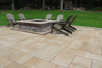 Patio, Steps and Fire Pit Installation9