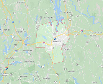 Danbury-Map-service-area