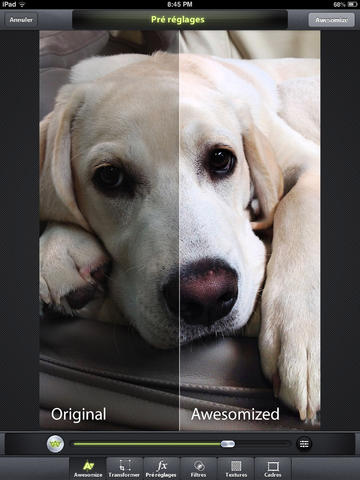 Les applications tout en un de la photographie, que choisir ? 2 Application Camera Awesome pour iPad