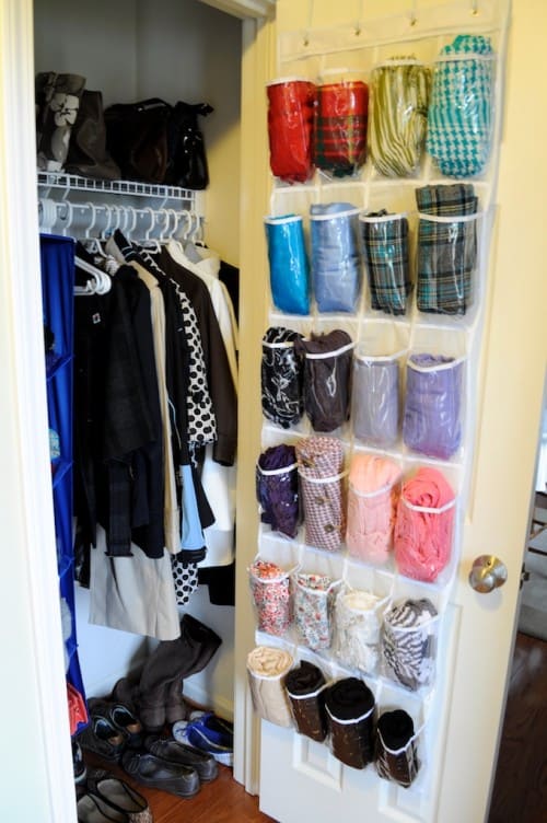 how to organize a bedroom with back of the door shoe organizers