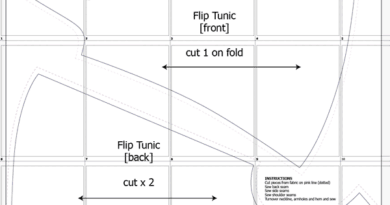 A4 Flip Tunic Pattern A4 Flip Tunic Pattern