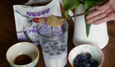Cocoa Blueberry Smoothie