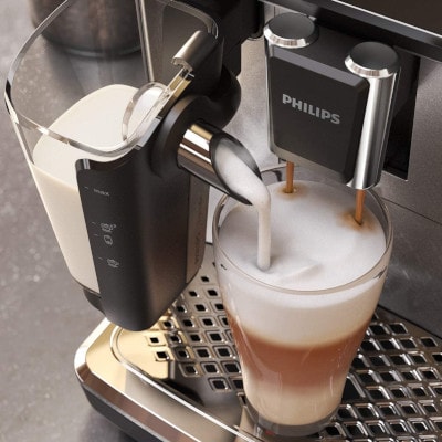 machine a cafe a grains philips ep3243 mousseur a lait