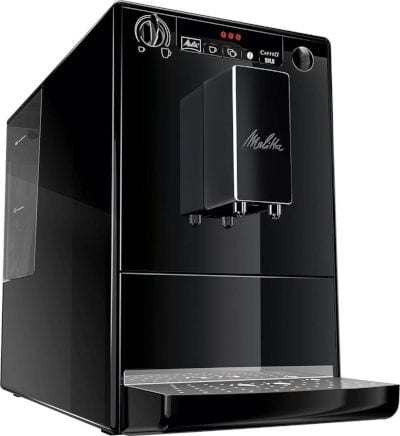 La machine à café à grains Melitta caffeo solo de profil