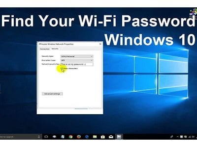 Find Wi-Fi passwords in Windows 10 5 Find Wi-Fi passwords in Windows 10