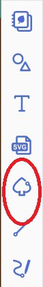 Canvas Workspace Trace Image icon graphic