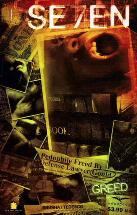 Se7en graphic novel, edited by David Seidman and Ralph Todesco