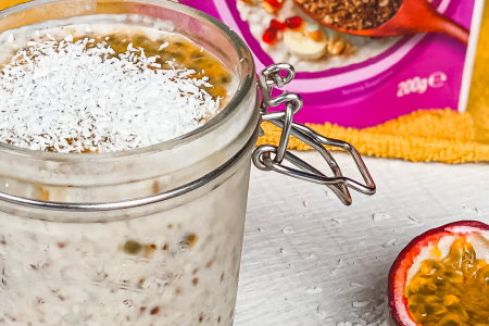 Coconut and Passionfruit Overnight Oats