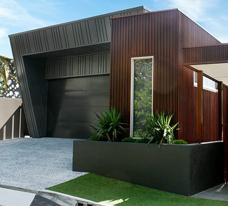 Architectural Cladding by Rollsec Modern home with new modern architectural cladding
