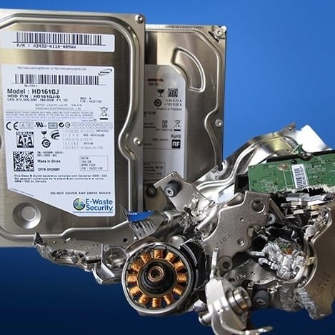 Shredded Hard Drive