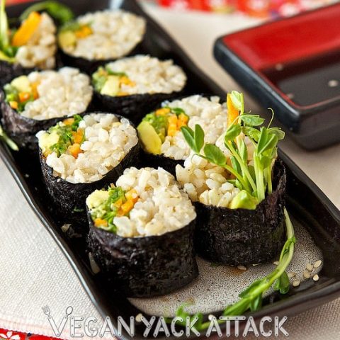 Brown Rice Veggie Roll