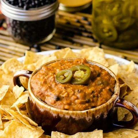 Cheezy Soyrizo Bean Dip
