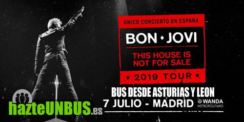 hazteunbus.es -Viaje en Bus al Concierto de Bon Jovi Madrid 2019 1 hazteunbus.es - Excursiones, viajes, visitas, actividades, traslados y experiencias en grupos reducidos
