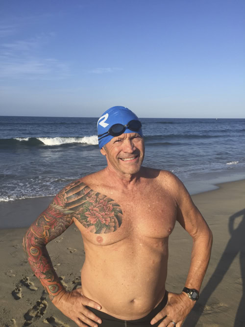 English Channel swimmer