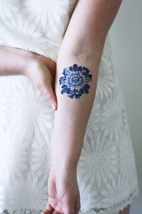Delft Blue Tattoo