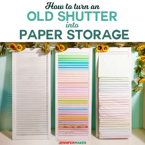 diy paper organizer made out of shutters paper organization