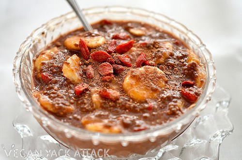 Banana Cacao Chia Pudding
