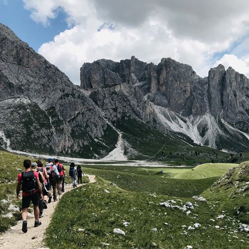 viaggio trekking alpi siusi