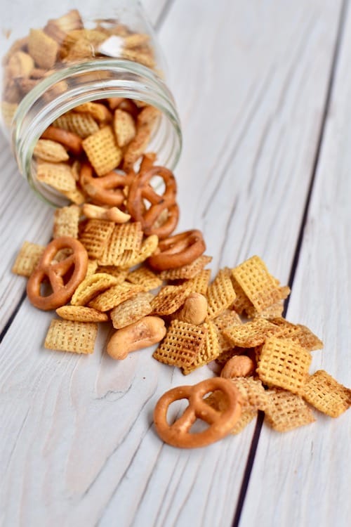 Gluten-free Dairy-free Chex Mix Recipe (Half Batch)