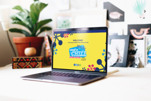 Join WinterKids to kick off the season at License to Chill! License to Chill November 2020 Login Page on Laptop