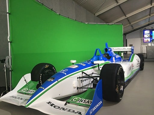 A green screen photo booth for Honda Jet green screen event photography 3