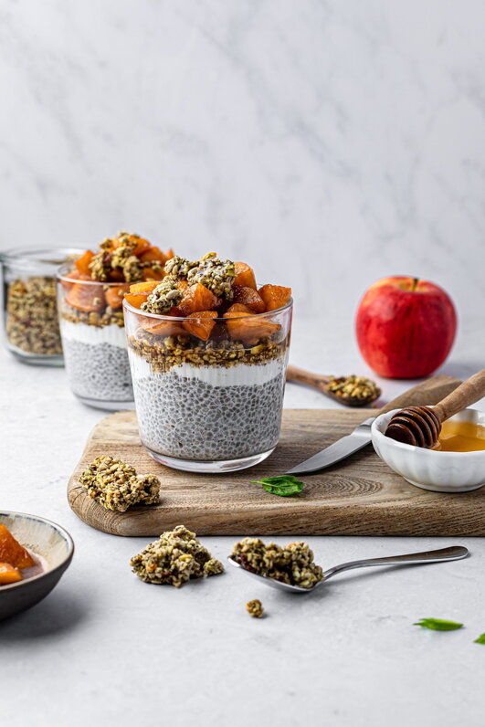 Chia Apple Parfait