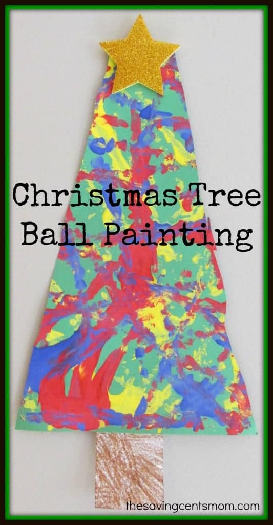 Christmas tree ball painting