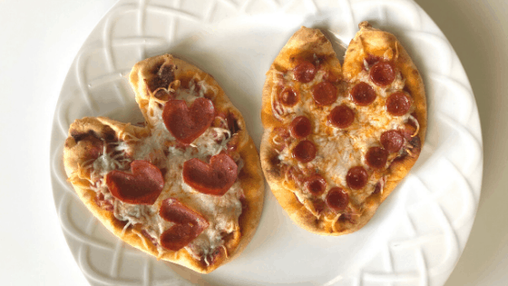 Mini Heart-Shaped Naan Pizzas Recipe - Step by Step Guide