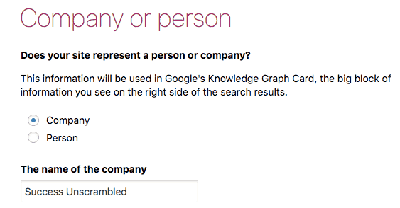 Yoast SEO company or person