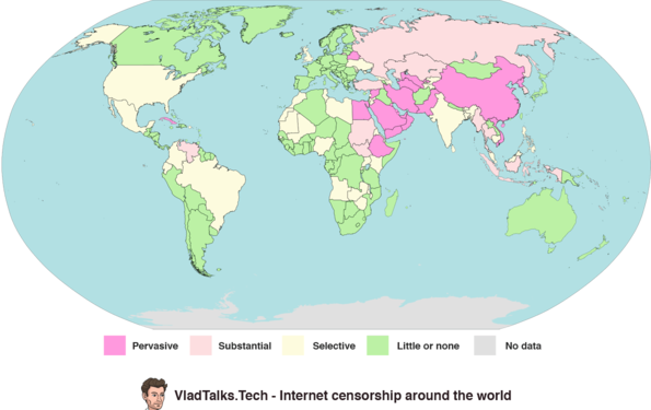How to bypass internet censorship with a VPN? Do bats work out? 7 Internet censorship around the world