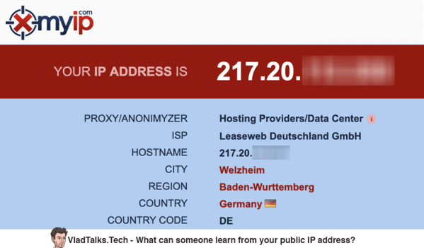 How to hide your IP address & browse the Internet anonymously 8 What can someone learn from your public IP address?