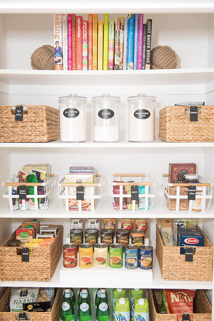Organize with baskets