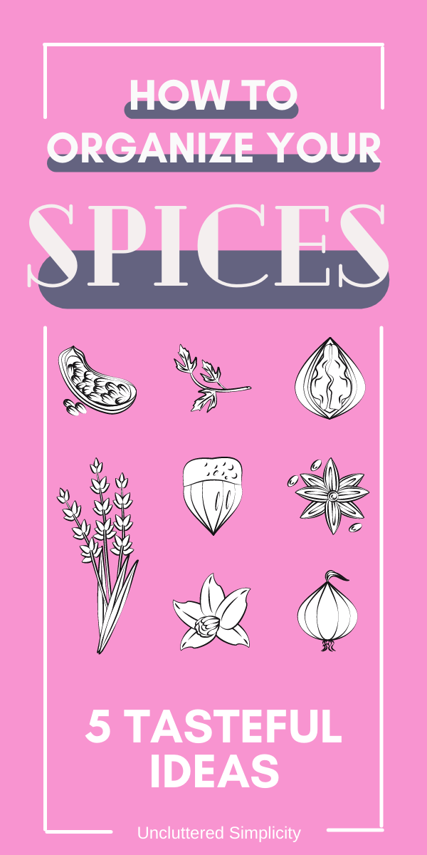 how to organize your spice cabinet