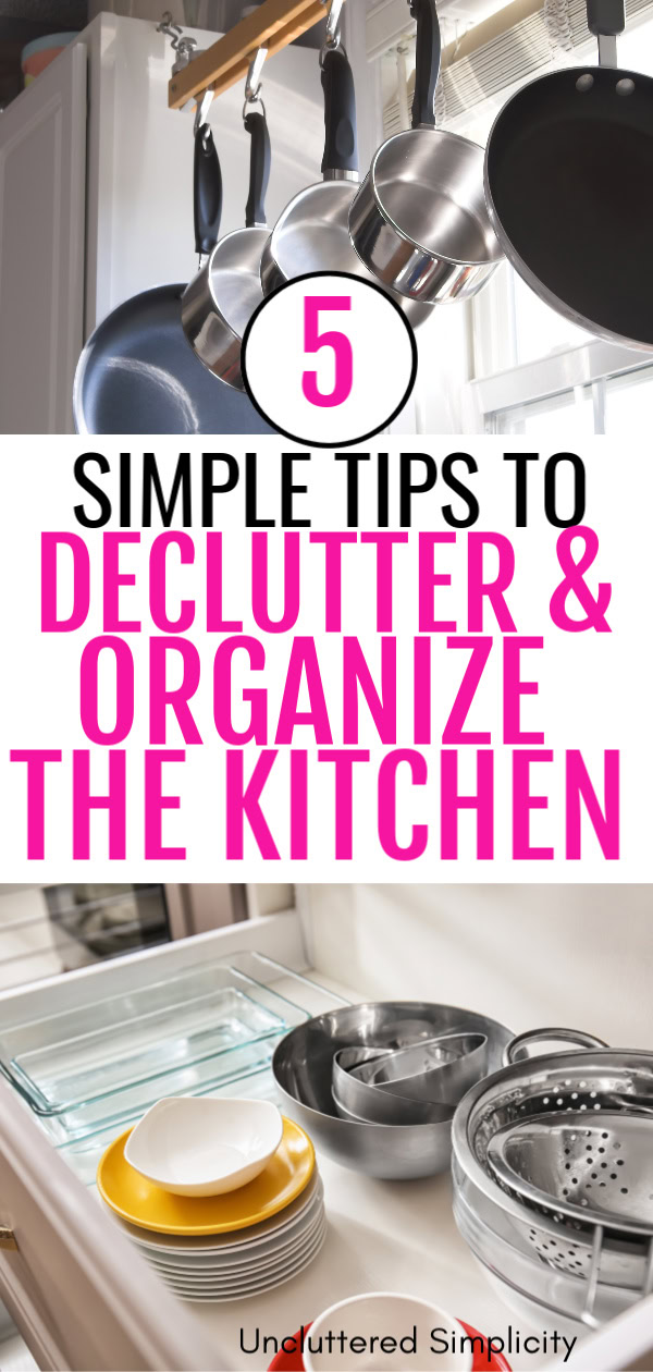 declutter and organize the kitchen ideas