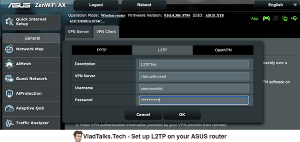 How to set up L2TP VPN on Mac - Options and alternatives 17 Se tup L2TP on your Asus router