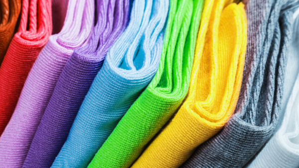 organizing socks by color