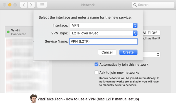 How to use a VPN like a Transylvanian guru 10 Image showing how to use a VPN on Mac (L2TP manual setup)