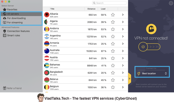 How to test your VPN speed and get the most of your VPN connection 15 The fastest VPN services - CyberGhost